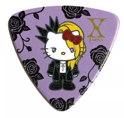$1.29 • Buy X JAPAN Yoshiki × Sanrio Hello Kitty Collabo Yoshikitty Pick Purple F/S From Jp