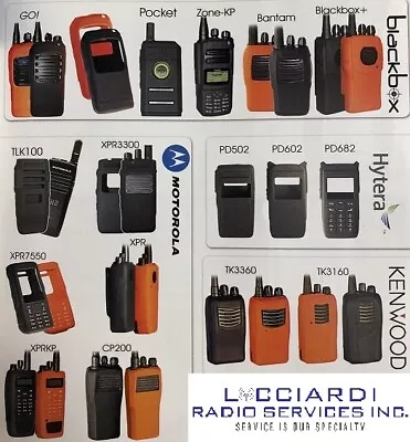 RadioGrips Silicone Case For Two-way Radio's / Multiple Model/color Choices NEW! • $16.95