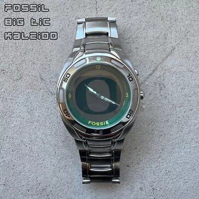 FOSSIL BIG TIC KALEIDO Digital Watch Y2K • $257