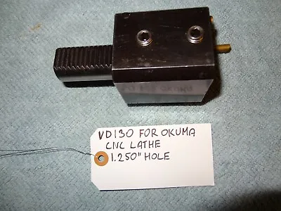 Vdi 30 Block Tool Holder 1.250  Hole For Okuma Cnc Lathe • $160