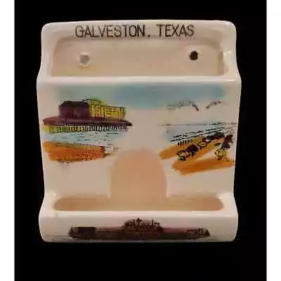 Vintage Galveston Texas DISPLAY ONLY Match Toothpick Holder • $14.99