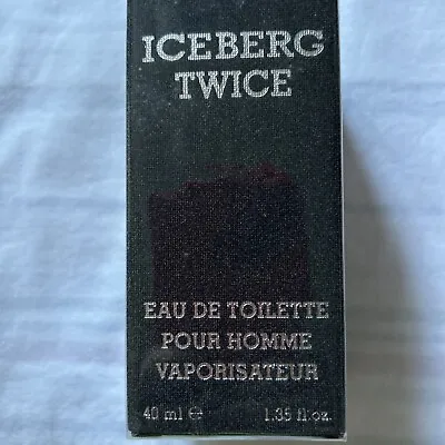 Iceberg Twice Homme Eau De Toilette Spray 40 Ml For Men • £9.90