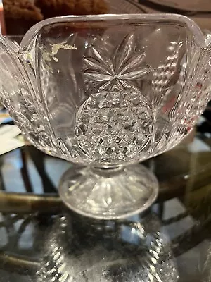 Shannon Lead Crystal Punch Bowl Designs Of Ireland Made Slovakia 9  • $24.99