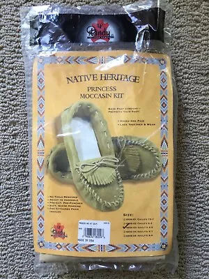 Tandy Leather Factory Native Heritage Moccasin Kit #4606 Adult’s 4-5 Brand NEW • $40