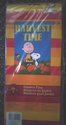 Snoopy & The Peanuts Gang Fall/Autumn Large Decorative Flag NWT • $19.99