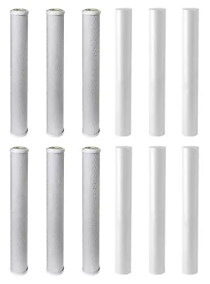 £14.95 • Buy 20  Water Filters Sediment & Carbon Block For Pole Fed RO Window Cleaning Units