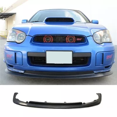 Fits 04-05 Subaru Impreza WRX STI V-Limited Style PU Front Bumper Lip Spoiler • $74.58