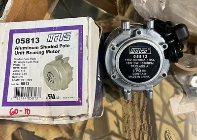 Mars 05813 - Alumium Shaded Pole Unit Bearing Motor - 16Watt 1550RPM 115V • $60