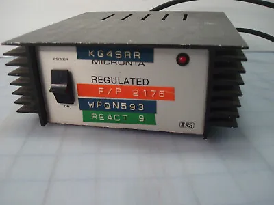 Micronta Regulated 12 Volt Power Supply No. 22-120A Converts 120 VAC To 12 VDC • $24.99