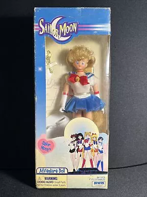 IRWIN 2000 6” SAILOR MOON ADVENTURE DOLL Action Figure With Cosmic Crescent Wand • $68.72