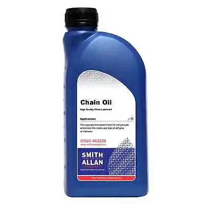 Chainsaw Chain Oil Premium Non-Fling Guide Bar Blade Lube 1 Litre 1L • £10.99