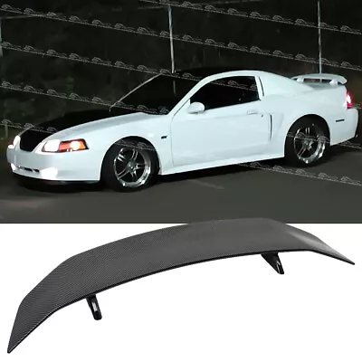 For Ford Mustang 1994-2004 Carbon 47  Car Rear Trunk GT Racing Spoiler Tail Wing • $99.19