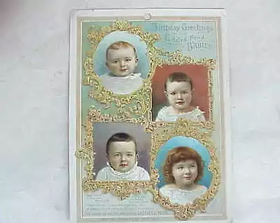 Antique Lactated Baby Food Berlington VT Divver Mathews Barnes Meyers Berlin OH • $18.89