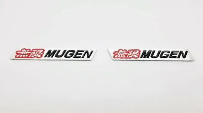 Mugen Emblem Left + Right Side Spoiler Fit Honda GT Wing TypeR Civic Integra • $12.99
