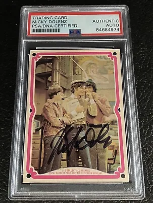 Micky Dolenz Signed 1967 The Monkees Donruss PSA Auto Autograph #11-C Band Card • $153.99