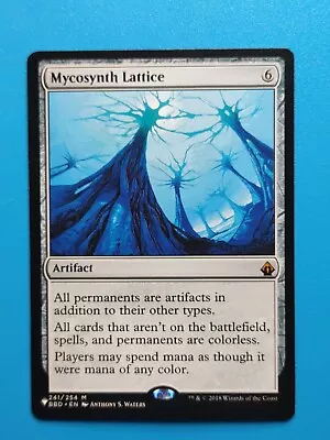 MTG 1x Mycosynth Lattice NM The List - Battlebond Magic • $18