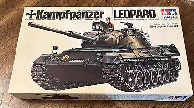 Tamiya 1:35 West German Kampfpanzer LEOPARD #MM164 [U6] Open Box Sealed Parts • $15
