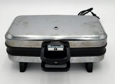 Vintage Vitantonio Chrome Belgian Waffler Waffle Maker Tested And Working • $31.99