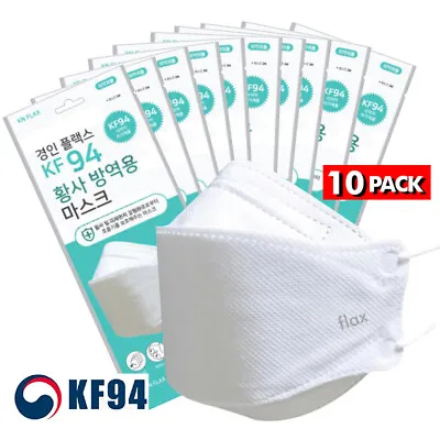 KN FLAX KF94 Korean Face Mask Made In Korea Medical Respirators Protective Cover • $12.99