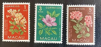 Macau: Set Of 3 MNH SC #372-374 Issued 1953 Lot #07-061503 • $1