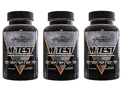 Competitive Edge Labs M-TEST Hardcore Testosterone Booster MTEST - 3 Bottles • $104.95