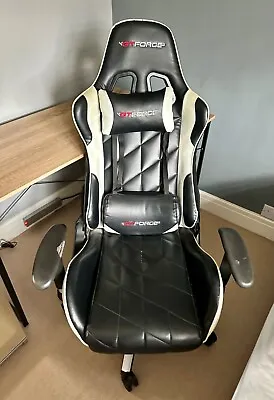 GT Force Gaming/Racing Chair Used . Black/Red. • £10