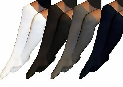 Girls Cotton Knee High Children Kids School Socks Available In Lot • £2.99