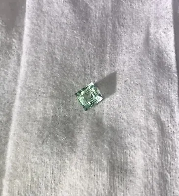 ALL NATURAL 1.60 CTS BRILLIANT GREEN SQUARE CUT MUZO MINED Loose Beryl Emerald! • $49.99