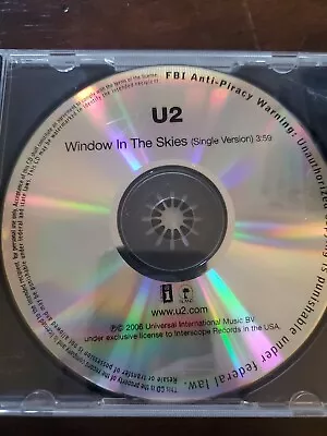 U2- Window In The Skies Cd Single Promo • $15