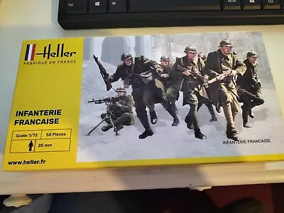 Heller 1:72 Scale French Infantry Model Figures Unpainted • £0.99