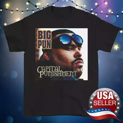 Big Pun Rapper Capital Punishment Black T-shirt All Sizes JJ3714 • $22.79