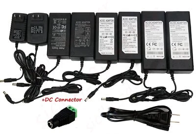 $11.99 • Buy AC 110V TO DC 12V 1/2/3/5/8/10A Power Supply Adapter For LED Strip CCTV Camera 