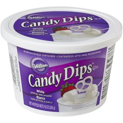 Wilton White Candy Dips Vanilla Flavour Candy Dip For Fruit Pretzels Treats New • £5.69