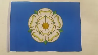 Yorkshire Rose Flag Choice Polyester 5x3' 3x2'Hand FlagTable Flag.Free P&P • £2.99