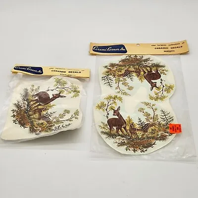 Cerami Corner Ceramic Decals Dear Lot 2 Vintage NOS  Water Applied Decals • $12