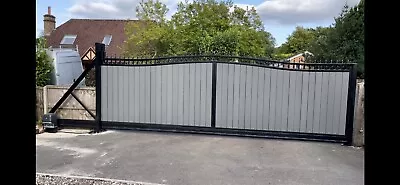 £1 • Buy AUTOMATIC ELECTRIC  SLIDING GATES-the Price Is For Making An Offer