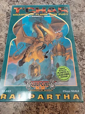 $54.99 • Buy Ral Partha T'Char Dragon Of Flame & Fury 10-463 Sculptor's Row Fantasy RPG New!