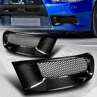 For 2008-2015 Mits.Lancer EVO R-Style Carbon Fiber Front Bumper Air Intake Duct • $135.99