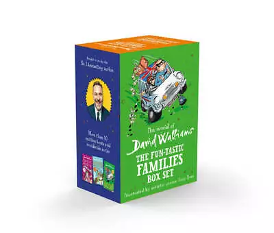 The World Of David Walliams: Fun-Tastic Families 3 Books Collection Box Set Pack • £15.47
