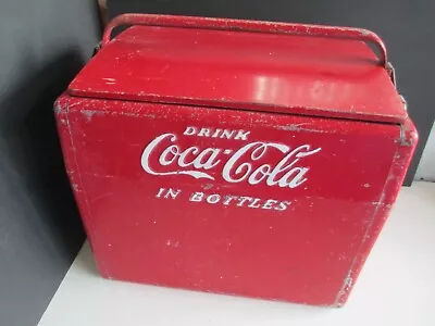 Vintage Coca Cola Ice Chest Cooler With Tray • $120