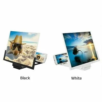 14  Inch 3D Mobile Phone Screen Magnifier HD Video Amplifier Stand New Model • £8.19