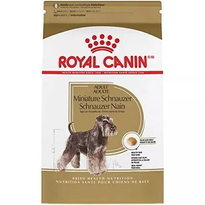 Royal Canin Miniature Schnauzer Adult Breed Specific Dry Dog Food 10 Lb Bag • $41.50