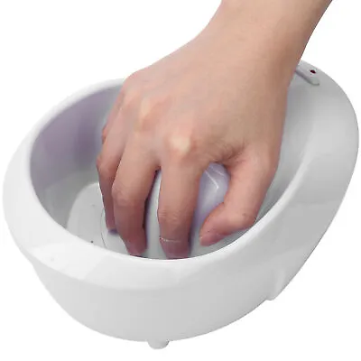 Electric Nail Soaking Bowl Bubble Vibration Salon Hand Spa Manicure Tool NEW • $24.73