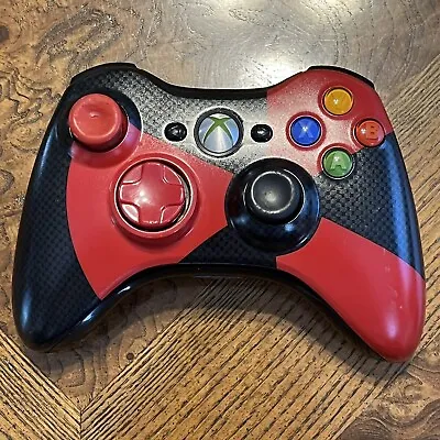 Xbox 360 Black & Red Radioactive Controller GameStop Exclusive (bad Joystick) • $20