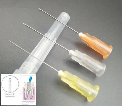 Dental Endo Irrigation Needle Disposable Syringe Tips 25/27/30G Unilateral • $169.19