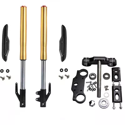 630mm Front Fork 45/48mm Triple Clamp 12mm Mini Trail Pit Bike Honda CRF50 CRF70 • $176.40