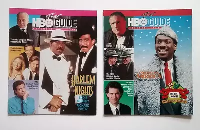  The Hbo Cable Tv Guide  Vintage Booklet Magazine Two Issues  Eddie Murphy  • $10.99