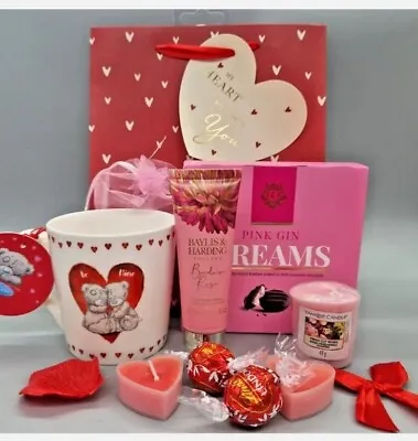 Valentine's Mug Bayliss Gift Set Hamper Her Wife Girlfriend Present In Gift Bag • £16.99