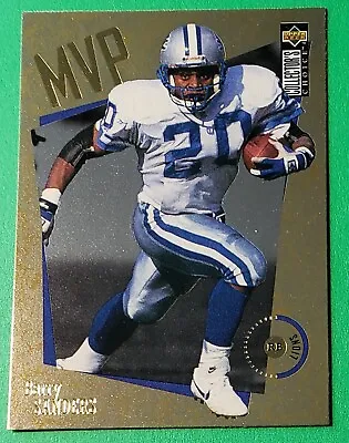 Barry Sanders 1996 Upper Deck Collector's Choice #M16 MVPs Gold Detroit Oklahoma • $2.17