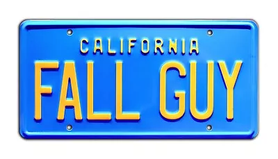 Fall Guy | Colt Seavers’ Pickup Truck | Metal Stamped Replica Prop License Plate • $14